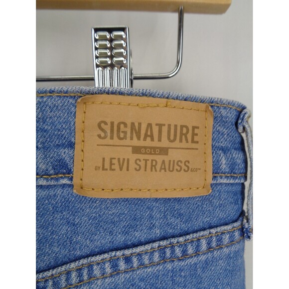 Levi Strauss Signature Gold Long Jean Skirt Size 10 W30 - Picture 10 of 13